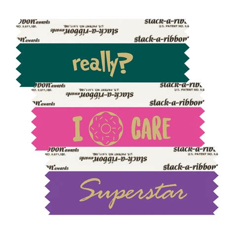 Fun Badge Ribbons Ribbon Packs Pcnametag