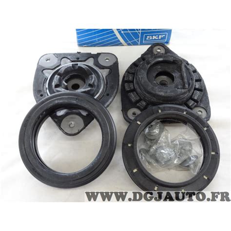 Paire butées amortisseur suspension avant SKF VKDA35606T pour renault