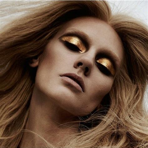 Golden Fashion Editorial Makeup Editorial Makeup Makeup Photography