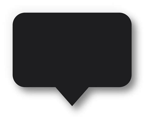 Speech Bubble Shape Rectangle Neumorphism 11888111 Png