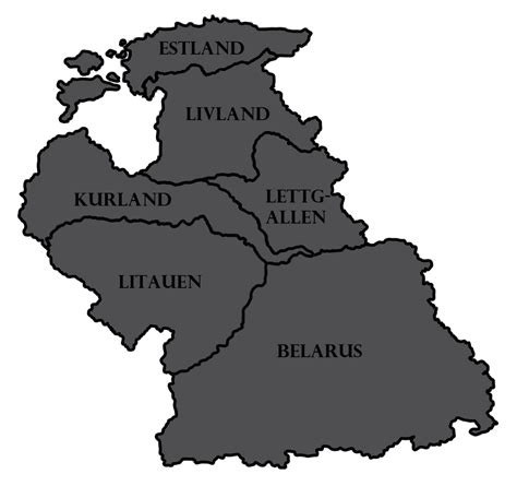 Reichskommissariat Ostland's States Map by GrandCommander123 on DeviantArt