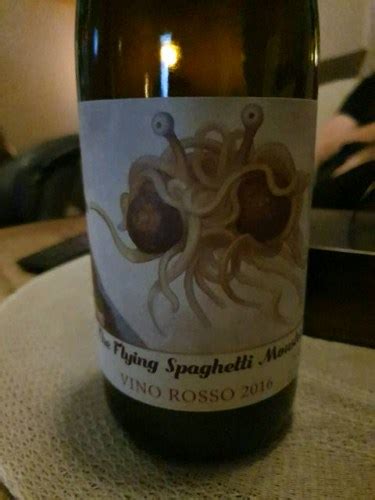 Le Ville Di Antanè The Flying Spaghetti Monster Rosso Vivino US