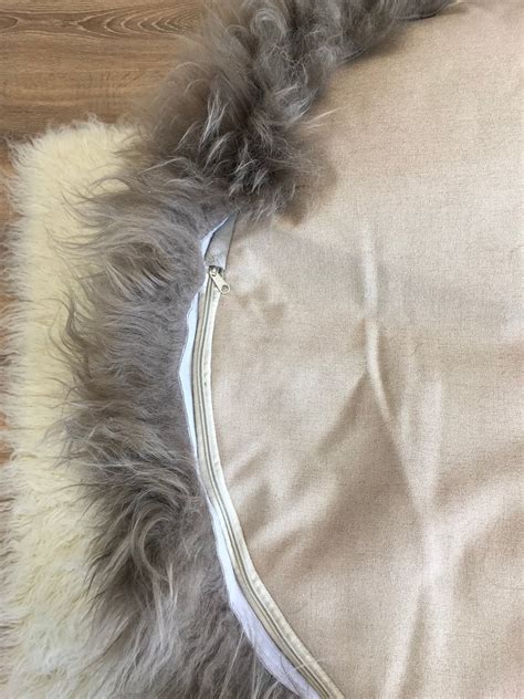 Adult Sheepskin Bean Bag Icelandic Taupe Sheepskin World