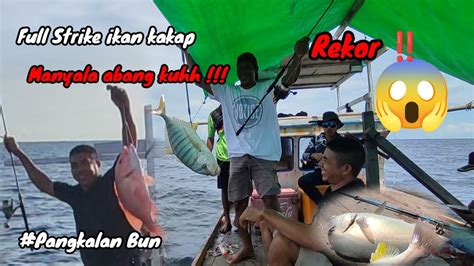 Mancing Ikan Kakap Di Pangkalan Bun Full Strike Menyala Abangkuh