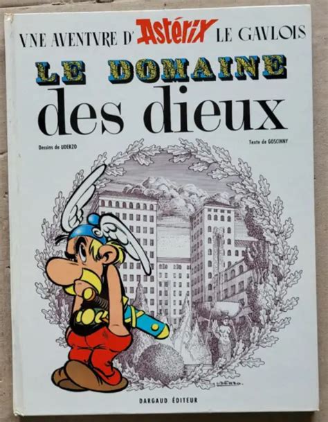 ASTÉRIX LE DOMAINE des Dieux UDERZO GOSCINNY éd Dargaud 7è tr 1971