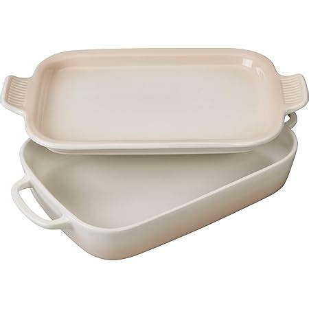 Amazon Le Creuset Stoneware Rectangular Dish With Platter Lid