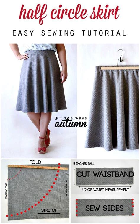 Diy Skirt Sewing Tutorials Spring Summer Outfits Diy Crafts