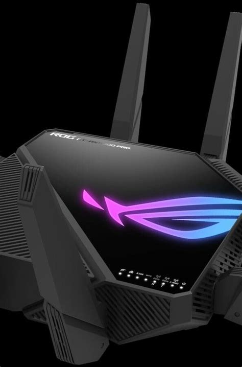 Asus Rog Rapture Gt Axe16000 Quad Band Wi Fi 6e Gaming Router Has