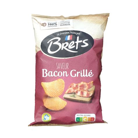 Bret S Grilled Bacon Flavor Chips 125g Terroirs Co