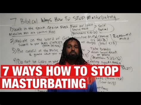 7 Biblical Ways How To Stop Masturbating For Good YouTube