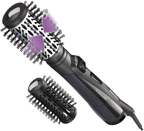 BaByliss AS551E Rotierende Warmluftbürste Brush Style Ionic 800 W