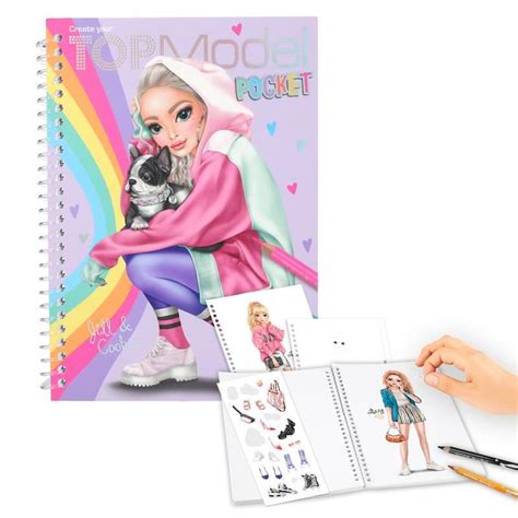 Dessin Et Coloriage Enfant Top Model Album Colorier De Poche Dessin