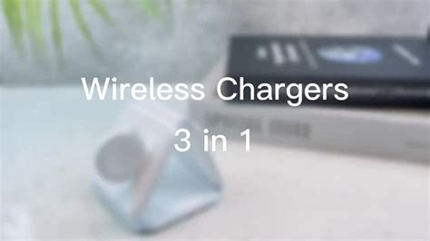 Nano 3 In 1 Wireless Charger Magnetic พับ3 In 1 Fast Charging Station สำหรับ 13 Pro Max 12 Pro