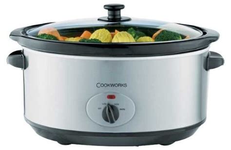 Cookworks Sc 65 O 65l Slow Cooker Stainless Steel Uk