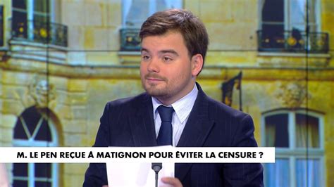 L édito de Gauthier Le Bret Marine Le Pen reçue à Matignon pour