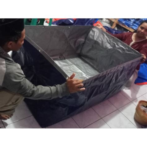 Jual TERPAL KOLAM IKAN KOTAK UKURAN 130x80x60 TYPE A5 KOREA Shopee