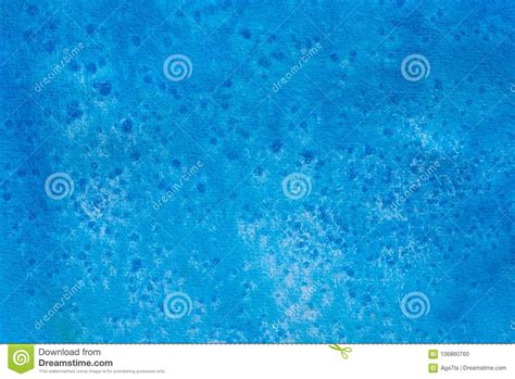 Peinture Bleue D Aquarelle Sur La Texture De Fond De Livre Blanc Photo