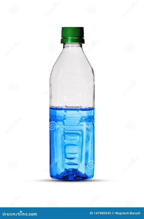 A Plastic Bottle With Half Stock Image Image Of Background 147900545