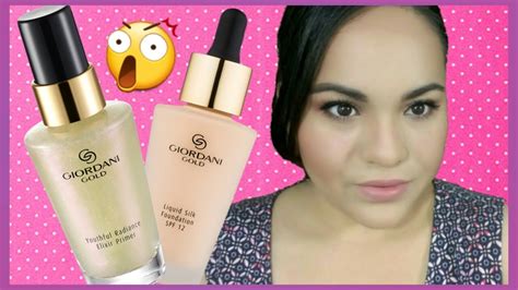 Elixir Primer Giordani Gold Liquid Silk Foundation Oriflame Michi