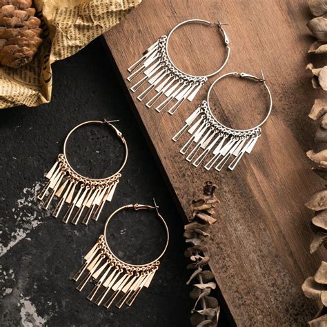 Bohemian Dangle Earrings Vintage Boho Jewelry Tribal Etsy