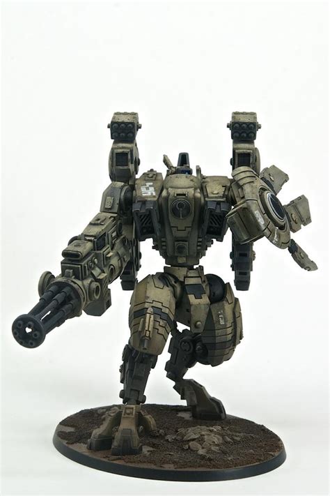 Battlesuit Riptide Tau Weathered Tau Riptide Gallery Dakkadakka