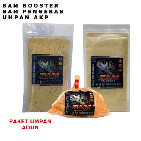 Paket Umpan Bam Akp Booster Pengeras Adun Mancing Umpan Ikan Mas Paling