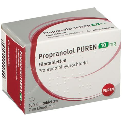 Propranolol Puren 10 Mg 100 St Shop