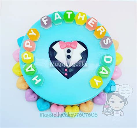 Father S Day Jelly Cake Agar Agar Cake Food Drinks Homemade Bakes