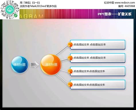 圆形分类图表ppt素材免费下载红动中国