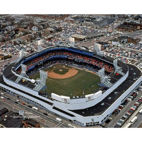 Detroit Tigers Fanatics Authentic Unsigned Old Tiger Stadium Overview