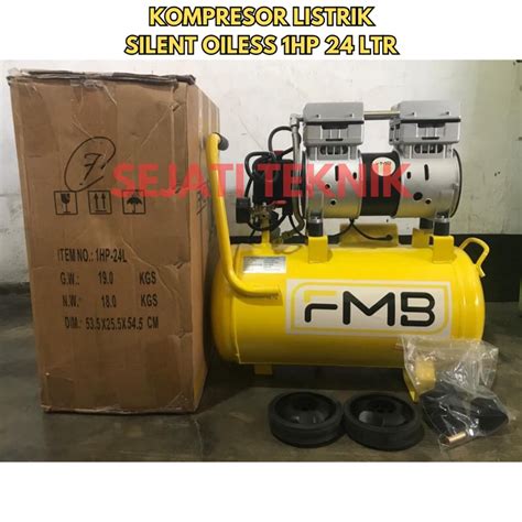 Jual Kompresor Listrik Silent Oiless Fmb Hp Liter Kompresor