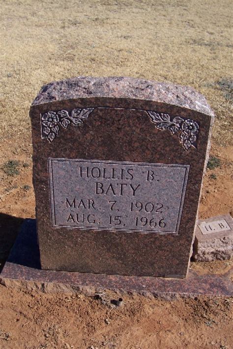 Hollis B Hollie Baty 1902 1966 Find A Grave Memorial