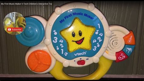 My First Music Maker V Tech Childrens Interactive Toy Youtube