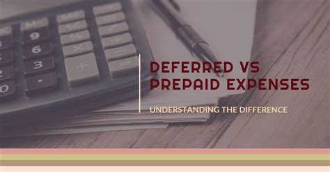 Difference Between a Deferred Expense Vs a Prepaid Expense?