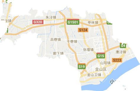 上海市金山区详细地图,金山区地图高清版 - 伤感说说吧