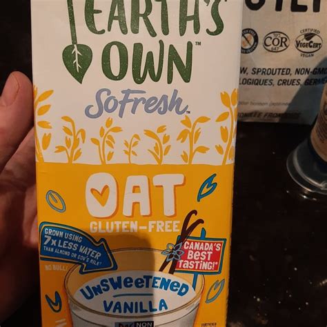 Earth S Own So Fresh Oat Unsweetened Vanilla Beverage Review Abillion