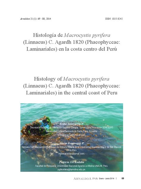 Pdf Histolog A De Macrocystis Pyrifera Dokumen Tips