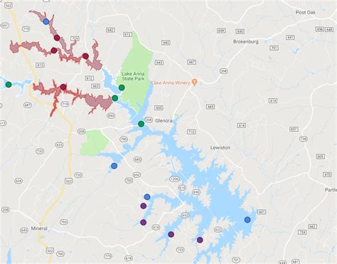 Maps Of Lake Anna