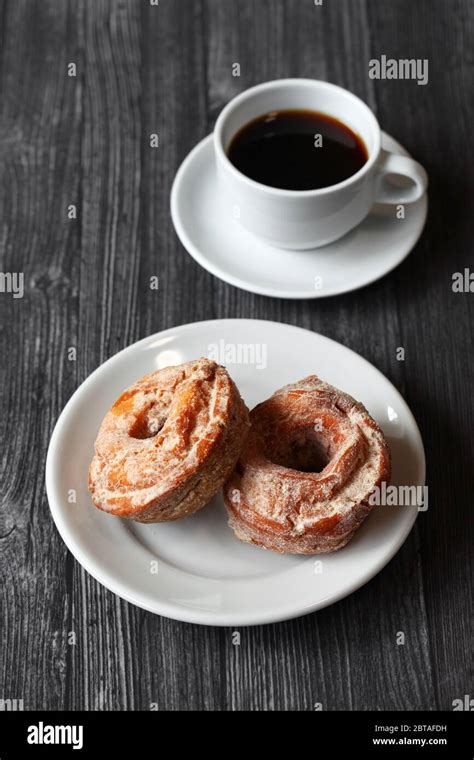 Homemade Old Fashioned Cinnamon Sugar Donuts Stock Photo Alamy