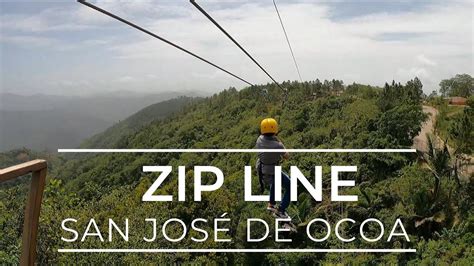 Zip Line San Jose De Ocoa R D Youtube