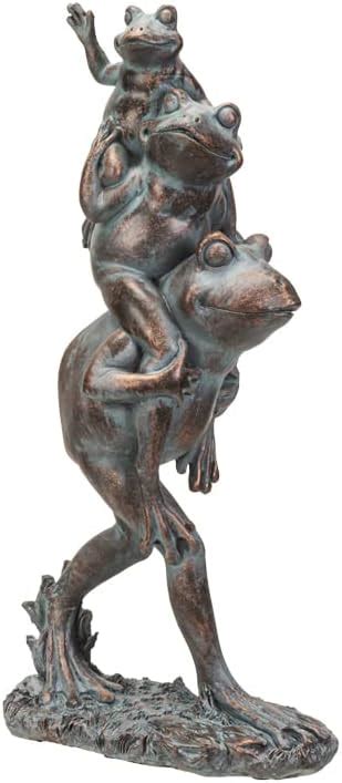 Amazon Garden Frogs Statue Resin Figurine Patio Lawn Garden