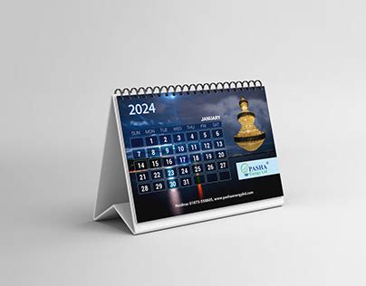 Table Calendar 2024 Calendar Projects :: Photos, videos, logos, illustrations and branding ...