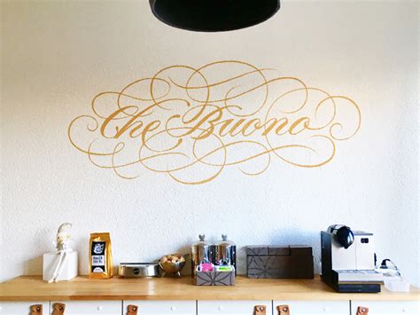 Wand Lettering Mural Dr Robert Bree