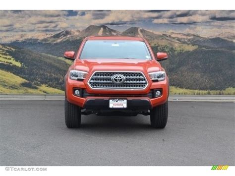 Inferno Orange Toyota Tacoma Trd Off Road Double Cab X