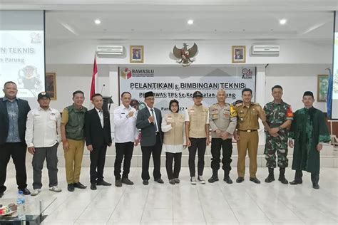 Dilantik 341 PTPS Pelototi Pemilu 2024 Di Parung Bogor Metropolitan