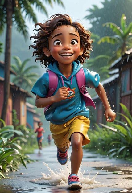 Premium Photo | The secret in the rain movie poster