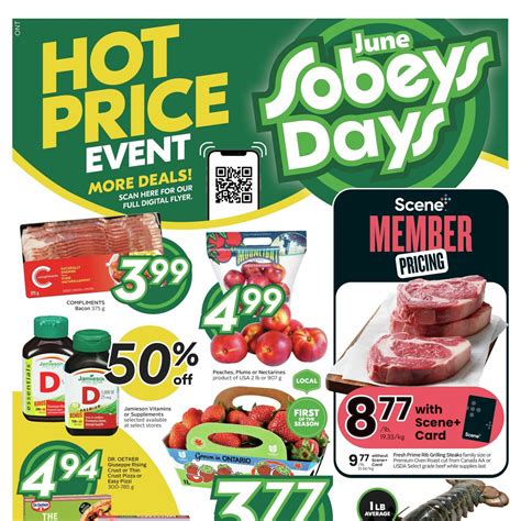 Sobeys Weekly Flyer Weekly Savings Hot Price Event On Jun