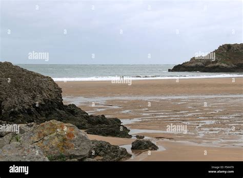 Broad Haven South Beach Bosherston Pembrokeshire Dyfed Wales Great