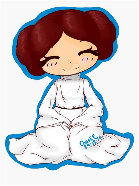 Cute Princess Leia Cartoon