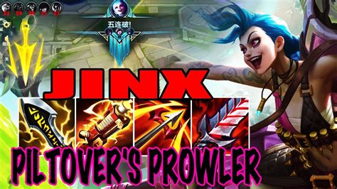 Penta Kill Wild Rift Jinx Adc Gameplay Piltover S Prowler Jinx